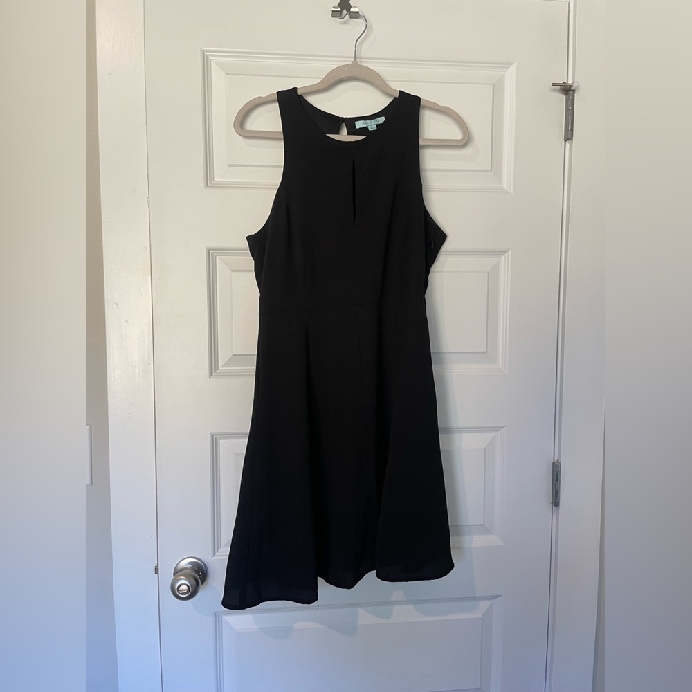 She + Sky- Black Dress- Size Large